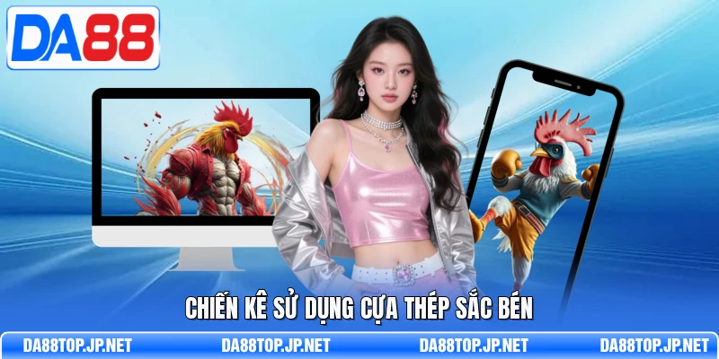 Chiến kê sử dụng cựa thép sắc bén